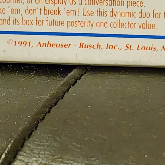 BUD MAN salt & pepper shakers New in box - Picture 2 of 4